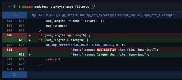 Code fix Check that the sum of all the lengths is not greater than the actual content length.