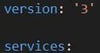 Figure 1. The docker-compose.yml File version and services sections